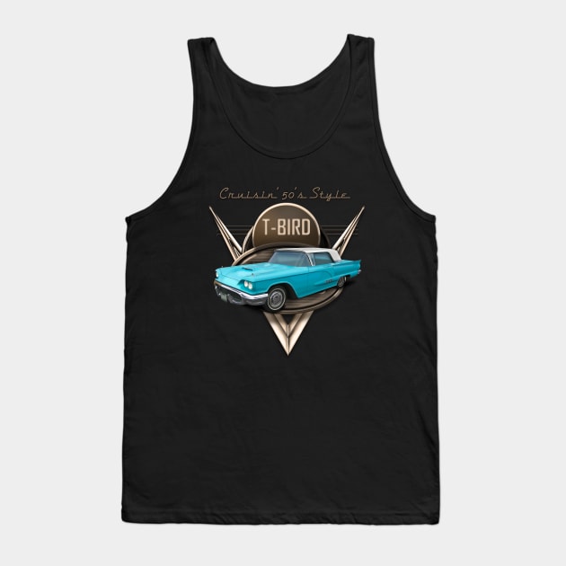 Thunderbird TBird Ford Car Tank Top by hardtbonez